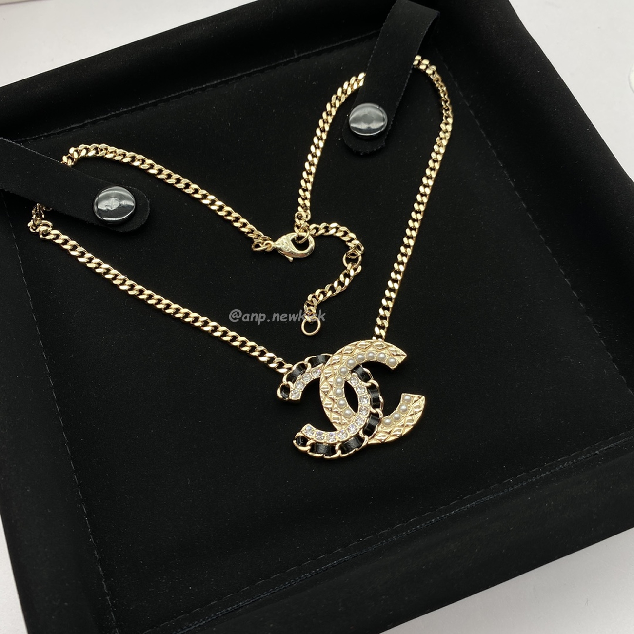 Chanel Pre Owned Cc Diamond Pendant Necklace (14) - www.newkick.org